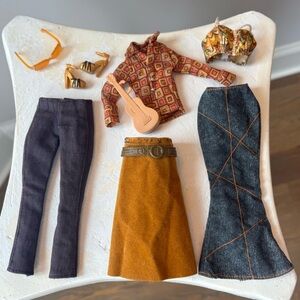 Cute Barbie Doll Fashion Fever Fashionista Mix & Match Outfits & Accessories